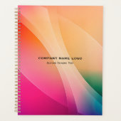 Abstraktes Hintergrundnotebook Planer (Vorderseite)