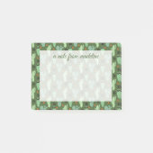 Abstraktes Hipster-Kaktus-Wüsten-Muster Post-it Klebezettel (Vorderseite)