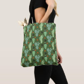 Abstraktes Hipster-Kaktus-Wüsten-Muster Tasche (Von Nahem)