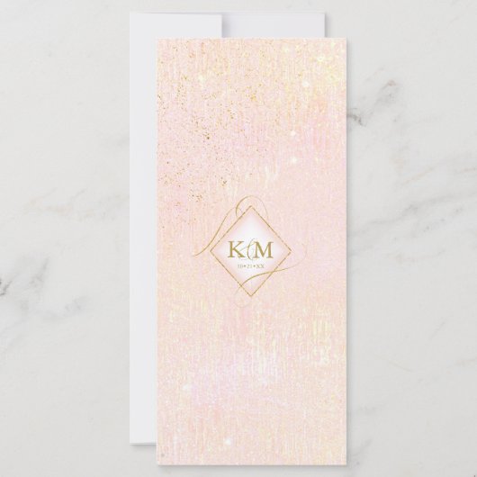 Abstraktes Hochzeitsmenü V2 B ID867 für Fine Lines (Rückseite)