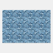 Abstraktes Holly and Ivy Design Geschenkpapier Set (Vorderseite 2)