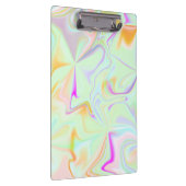 Abstraktes Hologramm Falsches Farbpattern Klemmbrett (Rechts)