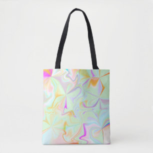 Abstraktes Hologramm-Faux-farbenfrohes Muster Tasche