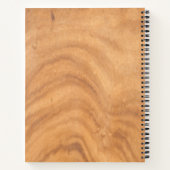 Abstraktes Holzdesign Notizblock (Rückseite)