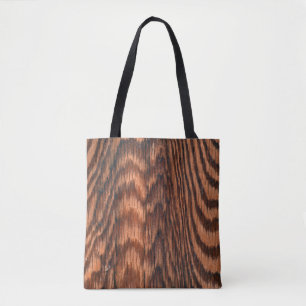 abstraktes Holzkorndesign Tasche
