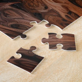 Abstraktes Holztexturpuzzle Puzzle (Seite)