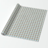 Abstraktes Houndstooth-inspiriertes geometrisches  Geschenkpapier (Ungerollt)