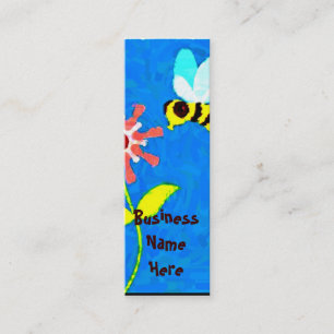 abstraktes Hummelbienen- u. Mini Visitenkarte