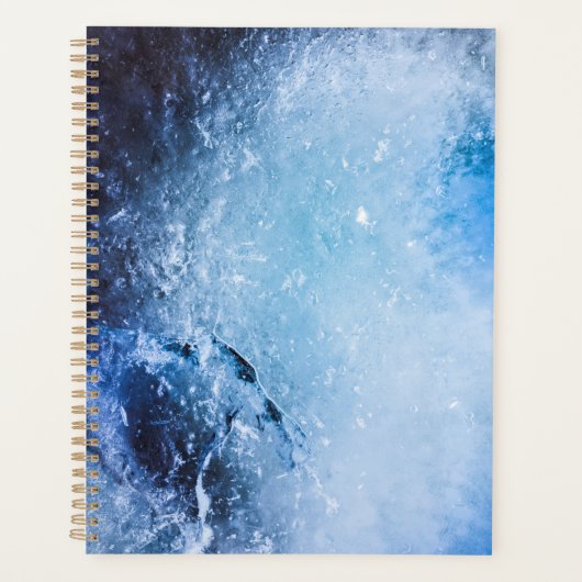 Abstraktes Ice Art Foto Planer (Vorderseite)