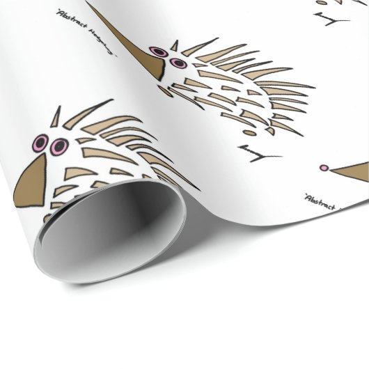 Abstraktes Igels-Verpackungs-Papier Geschenkpapier (Rolleneckpunkt)
