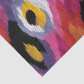 Abstraktes Ikat-Muster - farbenfrohe Dekoration Seidenpapier (Ausschnitt)