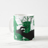 Abstraktes Impala-Tasse Kaffeetasse (Vorderseite Links)