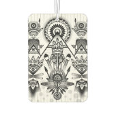 Abstraktes Indianerstamm Autolufterfrischer (Rückseite)