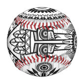 Abstraktes Indianerstamm Baseball (Rückseite)
