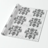 Abstraktes Indianerstamm Geschenkpapier (Ungerollt)