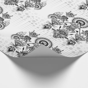 Abstraktes Indianerstamm Geschenkpapier