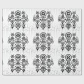 Abstraktes Indianerstamm Geschenkpapier (Flach)