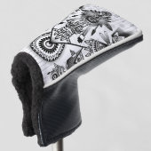 Abstraktes Indianerstamm Golf Headcover (3/4 Vorderseite)
