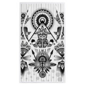 Abstraktes Indianerstamm Kleine Geschenktüte (Rückseite)