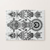 Abstraktes Indianerstamm Puzzle (Horizontal)
