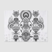 Abstraktes Indianerstamm Seidenpapier (Vorderseite)