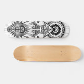 Abstraktes Indianerstamm Skateboard (Horizontal)
