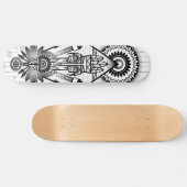 Abstraktes Indianerstamm Skateboard (Horizontal)
