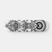 Abstraktes Indianerstamm Skateboard (Horizontal)