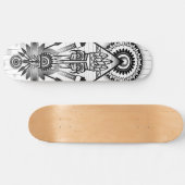 Abstraktes Indianerstamm Skateboard (Horizontal)