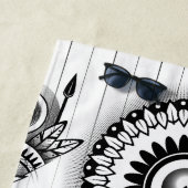 Abstraktes Indianerstamm Strandtuch (Beispiel)