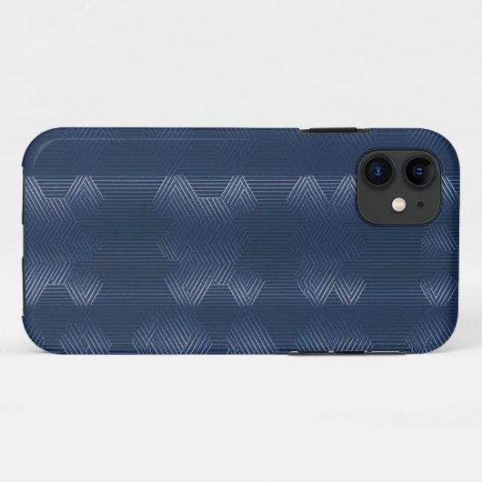Abstraktes Indigo #2 Case-Mate iPhone Hülle (Rückseite (Horizontal))