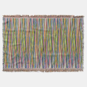 Abstraktes indisches Boho-Linienmuster Decke