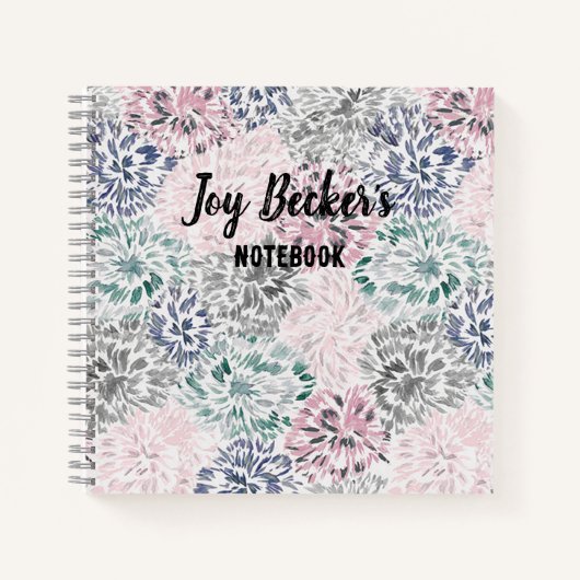 Abstraktes, individualisierbares Notebook Notizblock (Vorderseite)
