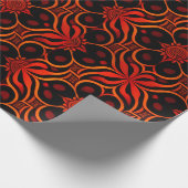 Abstraktes indonesisches Batik-Muster Geschenkpapier (Ecke)