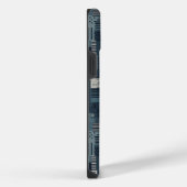 Abstraktes Industriemuster iPhone Hülle (Rechte Seite)