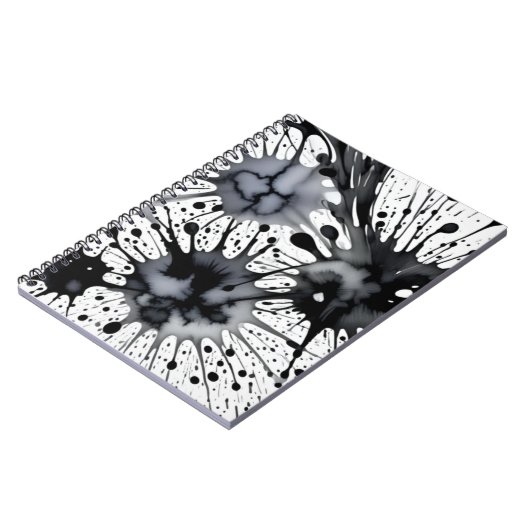 Abstraktes Inkburst-Notebook Notizblock (Linke Seite)