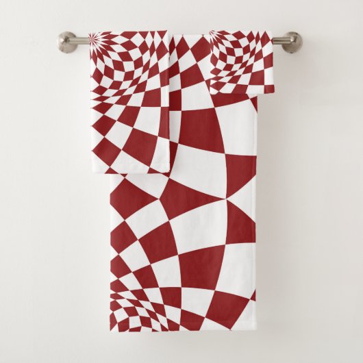 Abstraktes Innendesign Badhandtuch Set (Insitu)