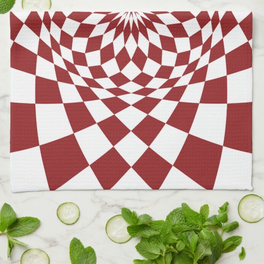 Abstraktes Innendesign Geschirrtuch (Gefaltet)