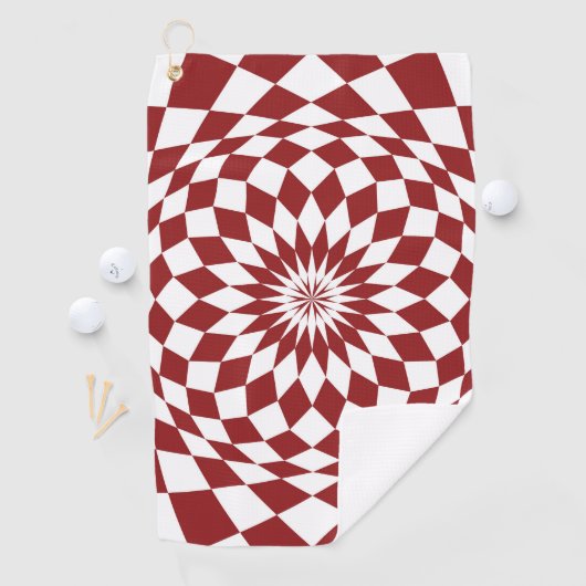 Abstraktes Innendesign Golfhandtuch (Insitu)