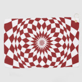 Abstraktes Innendesign Golfhandtuch (Horizontal)