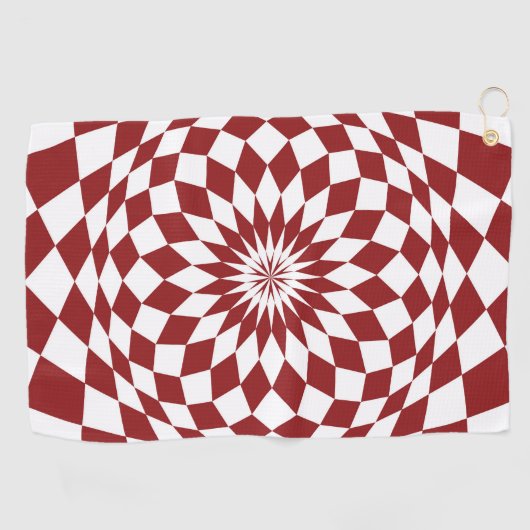 Abstraktes Innendesign Golfhandtuch (Horizontal)