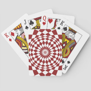 Abstraktes Innendesign Spielkarten