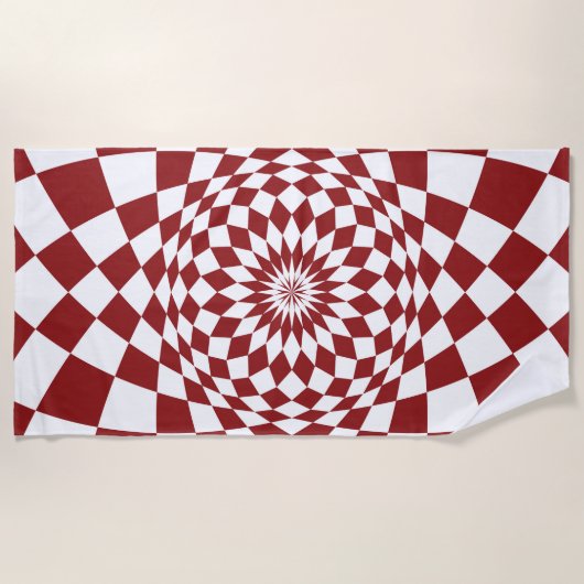 Abstraktes Innendesign Strandtuch (Vorderseite)
