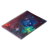 Abstraktes interstellares notizblock (Linke Seite)