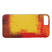 Abstraktes iPhone 7, Fall: Red Yellow Case-Mate iPhone Hülle (Rückseite (Horizontal))