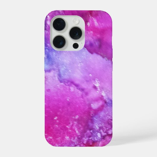 Abstraktes iPhone-Case - Lila Edelstein iPhone Hülle (Rückseite)