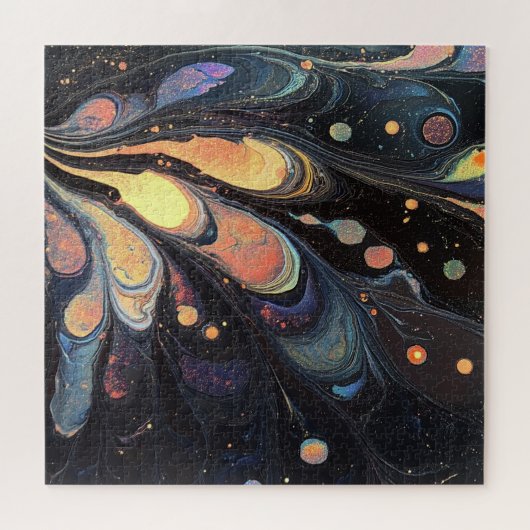 Abstraktes Iridescent Art Jigsaw Puzzle (Horizontal)