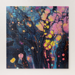 Abstraktes Iridescent Art Jigsaw Puzzle