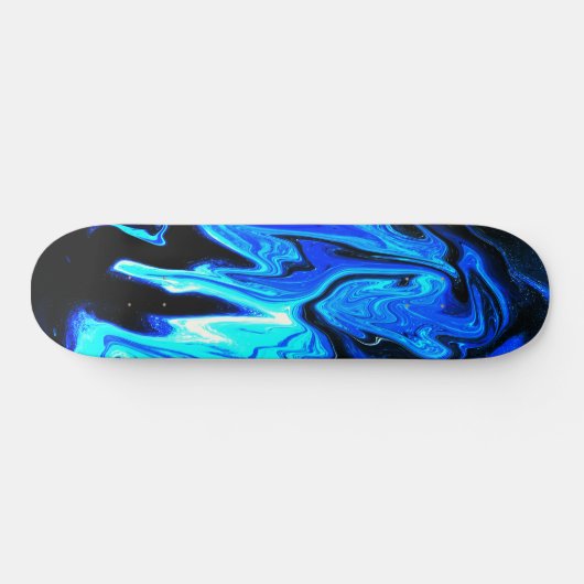 Abstraktes Iridescent Skateboard Deck (Horizontal)