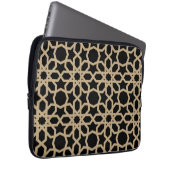 Abstraktes islamisches arabisches geometrisches Mu Laptopschutzhülle (Vorne Rechts)